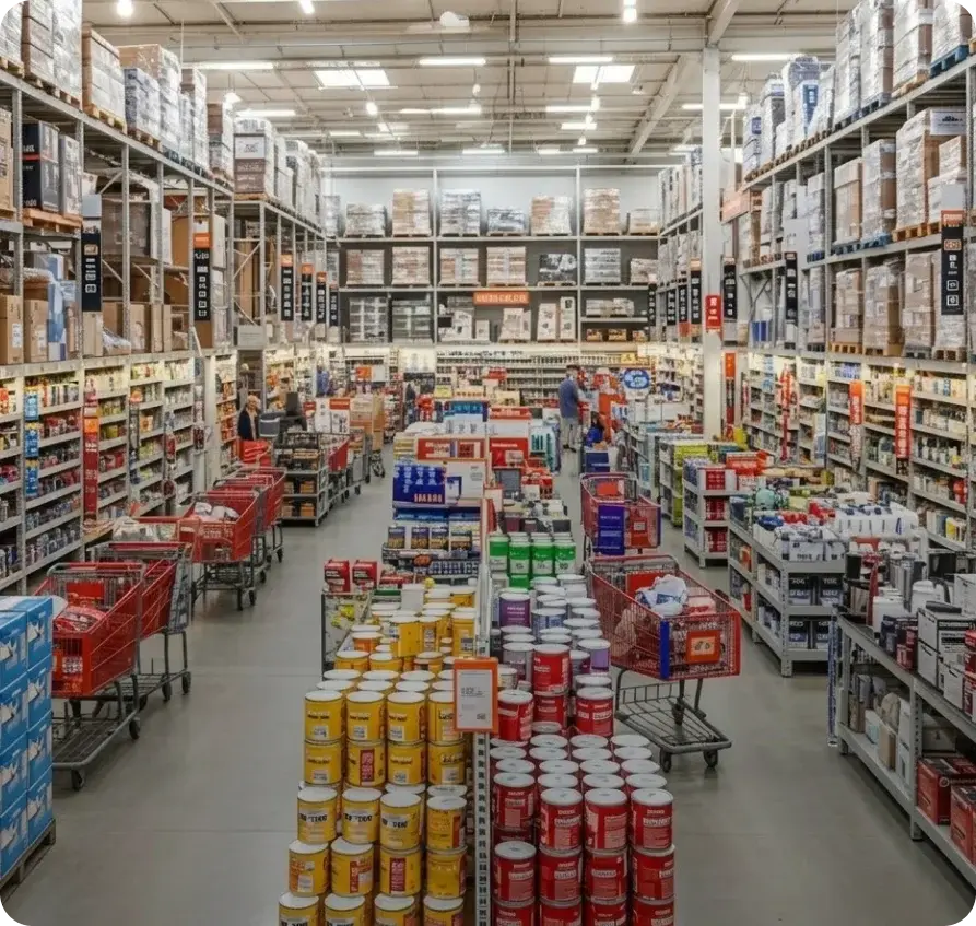 Corredor de home center