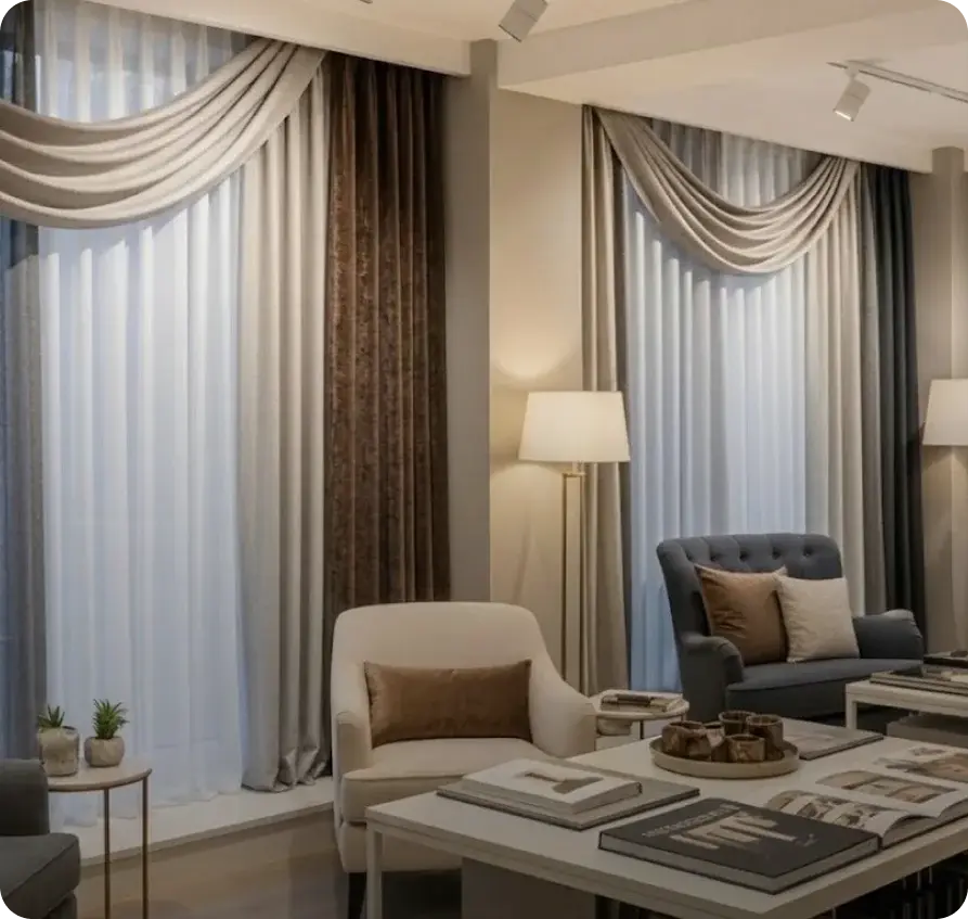 Loja especializada em cortinas